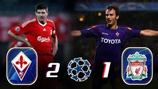 "Gilardino" leads Fiorentina to comeback against Liverpool at "Anfield"  Champions League 09/10