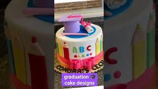 Preschool graduation  cake designs #shortvideo