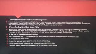 The Ultimate Guide Top 13 Virtual Data Room Providers for Secure Document Management  TECH VIEW 05