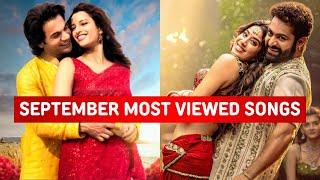 September 2024 Most Viewed Indian Songs | Top 25 Bollywood Hindi Songs Of September 2024