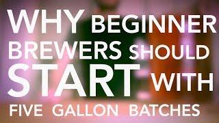 Why beginner brewers should start with five-gallon batches | Brewin' the Most