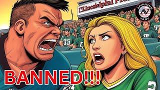 EAGLES Superfan BANNED for LIFE After Rant at Packers Fan!