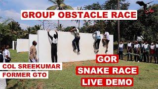 Group Obstacle Race (GOR) Live Demo Conducted by Col Sreekumar - Former GTO SSB Allahabad