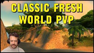 Vanilla WoW World PvP on FRESH - Classic Era Deviate Delight Gameplay