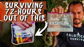 Fieldcraft Survival Presents: 72 Hour Survival Challenge with a QUART SIZE BAG!