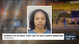 Madison woman arrested in attack on Metro bus driver that led to Asian House crash