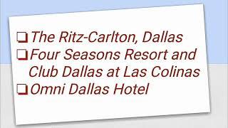 Top 10 Hotels in Dallas 5 star ratings hotels