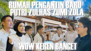 RUMAH BARU PUTRI ZULHAS ZUMI ZOLA. PENGANTIN BARU HASIL DO’A DEPAN KAKBAH