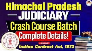 Indian Contract Act, 1872 | Lecture 1 | HP Judiciary 2025 | Crash Course