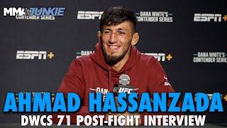 Ahmad Hassanzada Ready for Biggest UFC Challenges: 'I Don't Fear Anything' | DWCS 72