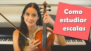 COMO ESTUDIAR ESCALAS EN EL VIOLÍN - Maestra Irazú