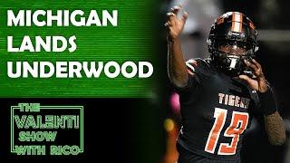 Michigan Lands Number 1 Recruit, Bryce Underwood | The Valenti Show with Rico