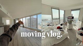 MOVING VLOG | packing up, moving in, & special announcement!