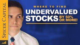  Where to Consistently Find UNDERVALUED Stocks (by 50%+ )!