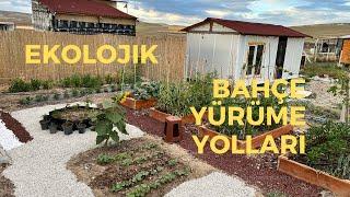 Hobi bahçesinde en ekolojik yürüme yolları #bahçe #permaculture