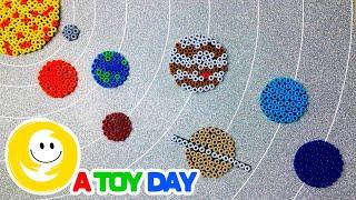 Planets Craft for kids | Pony Beads Planets Mercury Venus Earth Mars Jupiter Saturn Uranus Neptune