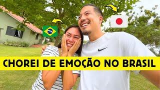 Chorei de emoção no Brasil