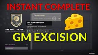 Instant Complete GM Excision - Transcendant Title Cheese Shape Of Finality Triumph