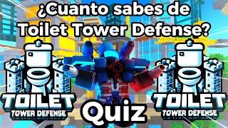 ¿Cuánto sabes de toilet tower defense? ¿Eres Pro? Nivel fácil a imposible #toilettowerdefense #ttd