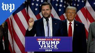 Trump: Vance 'turned out to be a good choice'