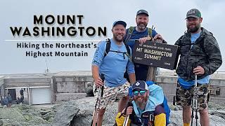 Best loop hike to climb Mount Washington - Ammonoosuc Ravine and Jewell Trails