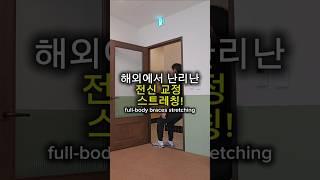해외에서 난리난 전신 교정 스트레칭!