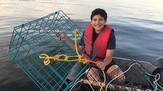 Setting Dungeness crab pots with Ari