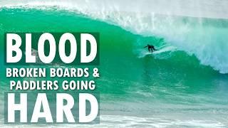 Broken Boards & Paddling HARD Surfing near Lennox NSW Australia