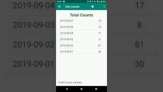 How to start using tally counter app