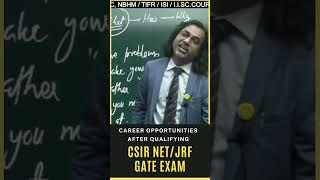 What are the Career options after Qualifying NET or GATE Exam ? | CSIR NET Maths | GATE Maths