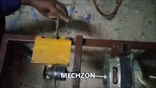 GEAR CUTTING ATTACHED IN LATHE MACHINE (MECHANICAL PROJECTS)