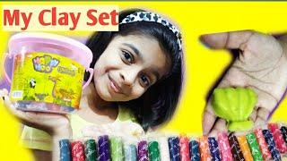 My new Clay set video / Play - clay bucket set for kids / Unboxing