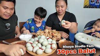 30 pirasong Balut Mukbang | Bisaya Studio Fam