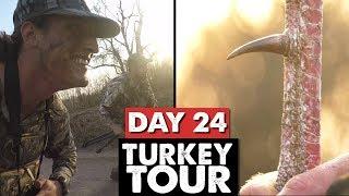 STALKING HOGS, KS LONG SPUR! - Turkey Tour Day 24