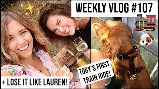 Toby's First Train Ride & Filming With Lauren! | xameliax Weekly Vlog #107