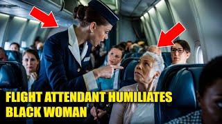 Flight Attendant Humiliates Black Woman, Minutes Later She Becomes the Airline’s Owner!