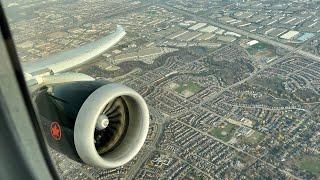 Air Canada Boeing 787-9 Dreamliner Golden Hour Roaring Takeoff from Toronto Pearson | YYZ-YUL