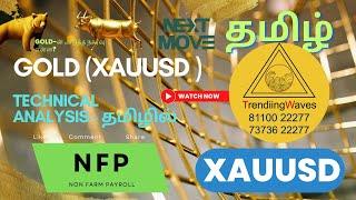 XAUUSD | NFP | Complete Technical Analysis And Strategy Hidden Secrets In Tamil | TrendiingWaves