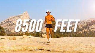 INSANE LONG RUN at 8500 FT in YOSEMITE!