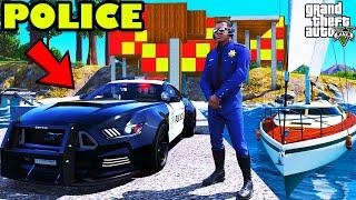 Franklin Become Richest Police Officer And Bought Supercar In GTA 5 | SHINCHAN and CHOP