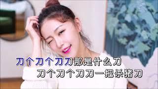 杨浩龙 《杀猪刀》 KTV 导唱字幕 （备有伴奏视频）