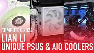 First Look: Lian Li Unveils Revolutionary Power Supply, AIO Cooler Designs