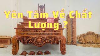 Mẫu Bàn Thờ Gia Tiên Đẹp Nhất | Sập Thờ Đẹp Được ƯA CHUỘNG NHẤT 2023 ? Đồ Gỗ Thành Quyên