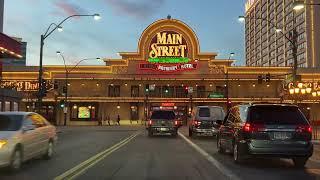 Driving Downtown Las Vegas - Nevada, USA/4K Night Tour