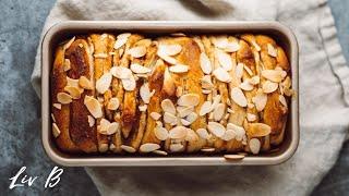 Vegan Cinnamon Almond Pull-Apart Bread | Liv B