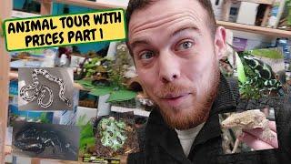 Animal Tour With Prices   Part 1 (Snake Island Exotics)