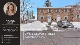 Cambridge Real Estate | 27-175 Cedar St | Nicole Brand