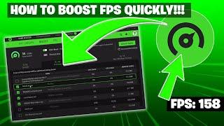 How To Boost FPS In Any game (Fortnite, ROBLOX)