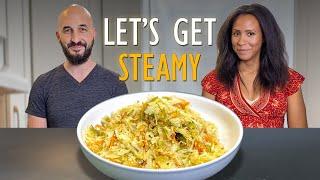 Jamaican Steam Cabbage | Healthy Sides | Starts With Kitchen