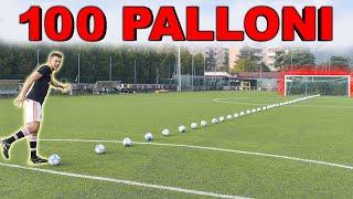 100 PALLONI CHALLENGE ASSURDA!! w/Footwork Italia